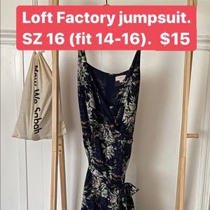 Ike new LOFT jumpsuit